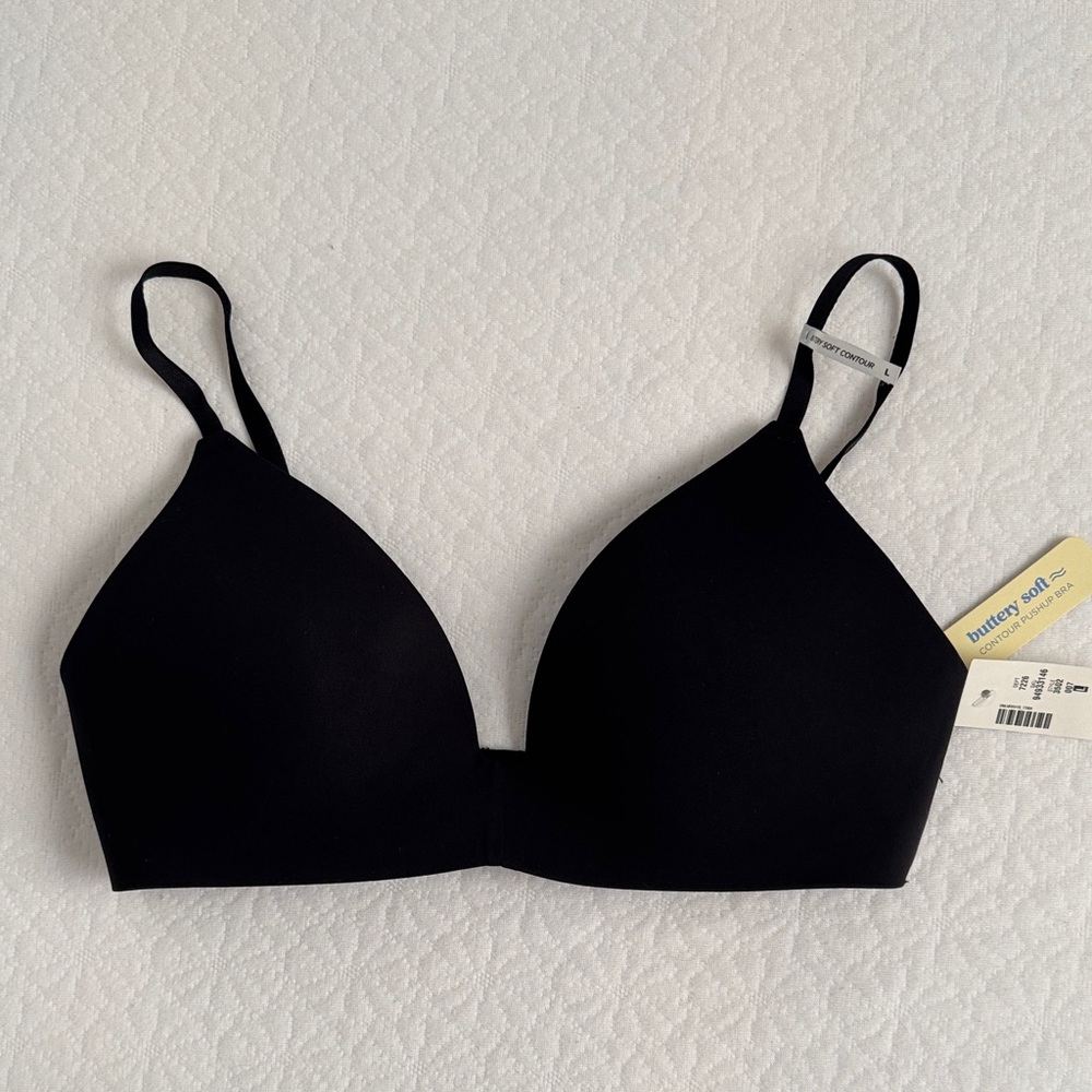 Aeropostale Classic Black Wireless Push-Up Bra